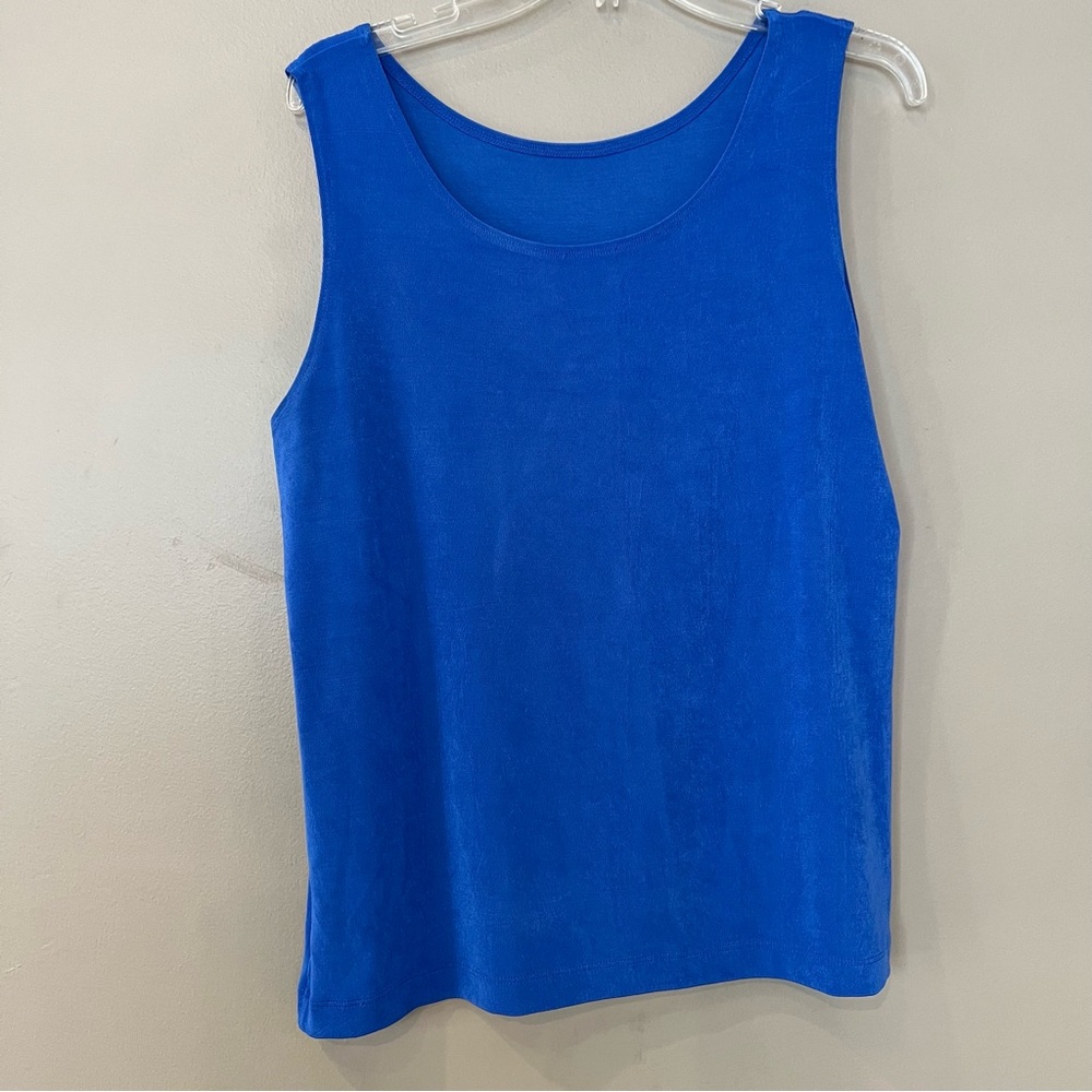 2 Pc Chicos Travelers Sheer Chiffon Cardigan & Tank‎ Top Size M/L